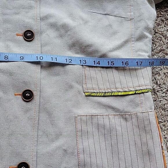 Harve Benard by Benard Holtzman Women's Linen Jacket Size US 8 - Picture 13 of 13